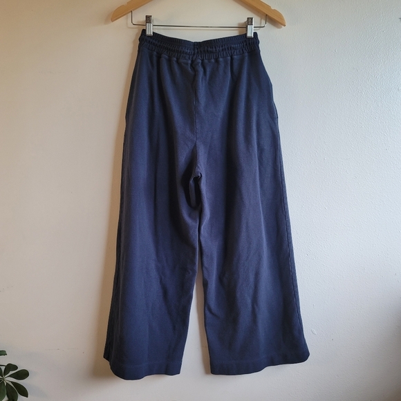 Sundry Bungee Wide-Leg Pant, Navy, Size 1 (XS) - Picture 7 of 11